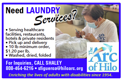 Arc of Hilo Laundry Services